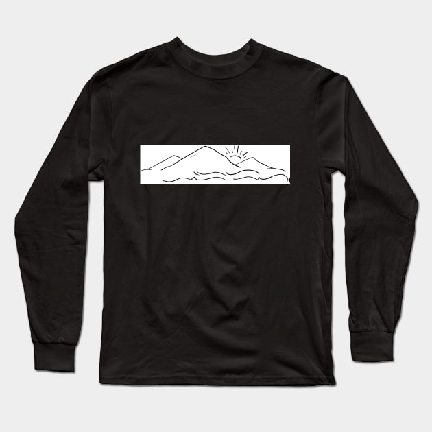 Mountains Long Sleeve T-Shirt by jen28